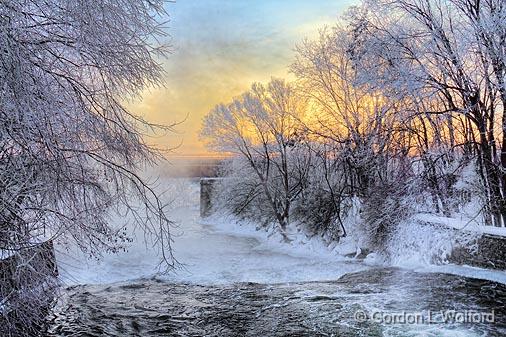 Frosty Rideau River_21006.jpg - Photographed at sunrise along the Rideau Canal Waterway in Smiths Falls, Ontario, Canada.